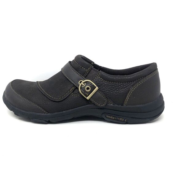Merrell Dassie Buckle Shoes Womens Sz 8.5 Espresso Brown Trail Hiking Comfort - Picture 9 of 14